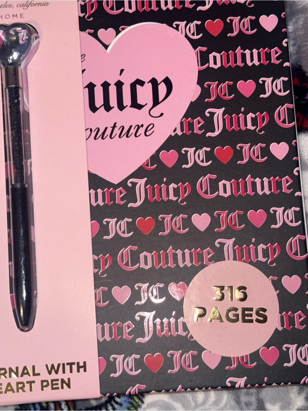 Journal with Heart Pen